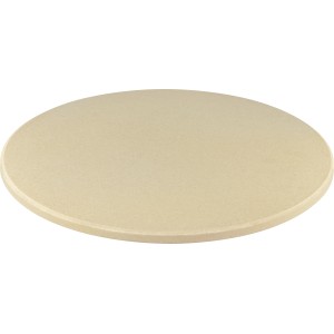 Okrągły kamień do pizzy Jamestown wykonany z ceramiki, odpowiedni do grilla i piekarnika.