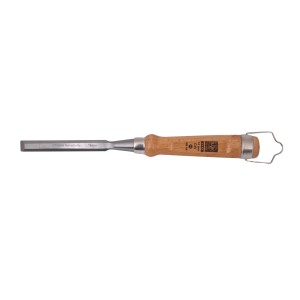 Dłuto LUX Comfort, 14 mm, z drewnianą rączką do precyzyjnej obróbki drewna.