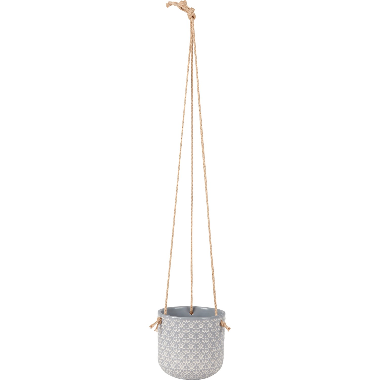 Osłonka Candy Pastel wisząca szara - 16,5 cm