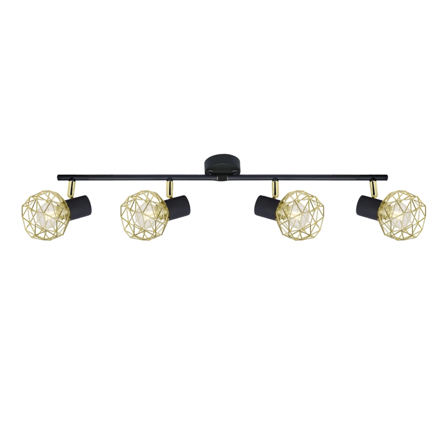 Candellux Listwa ACROBAT czarno-złota 4xE14