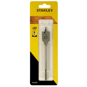 Wiertło do drewna Stanley, 22 mm, wiertło łopatkowe do precyzyjnej obróbki drewna.