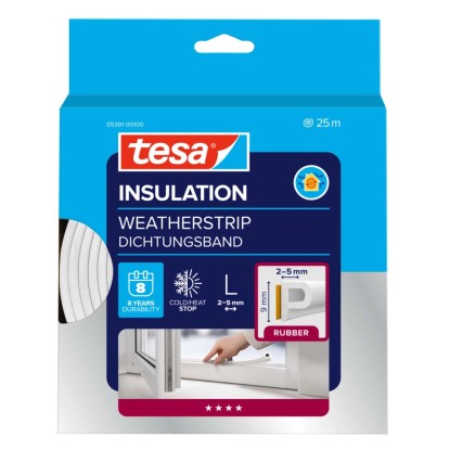 Tesa Uszczelka P-profile 9mm x 25m biała