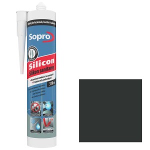 Sopro Silikon Sanitarny, tuba z próbką koloru. Idealny do łazienki i kuchni.