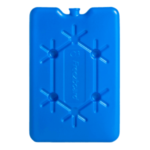 Niebieski wkład chłodzący do akcesoriów kempingowych, wielokrotnego użytku.