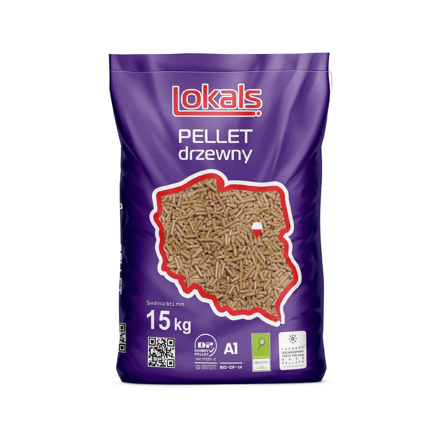 Pellet drzewny BIO DP-14 15 kg