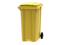 Pojemnik żółty na odpady z tworzyw sztucznych i metale - 360 l