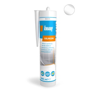 Knauf silikon sanitarny, bezbarwny, 280ml tuba do łazienki i kuchni.