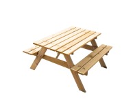 4IQ Zestaw piknikowy stolik z ławką 50 x 92,4 x 90 cm