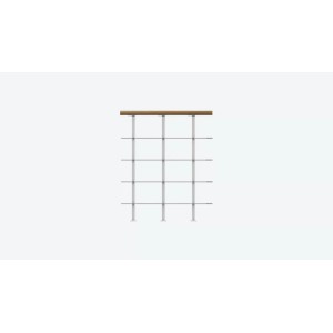Dolle Barierka Boston rozszerzenie dąb lakierowany perłowy 100x300x1500 mm