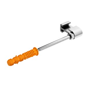 Szczegół uchwytu rynny dachowej z tworzywa sztucznego t.b.t.