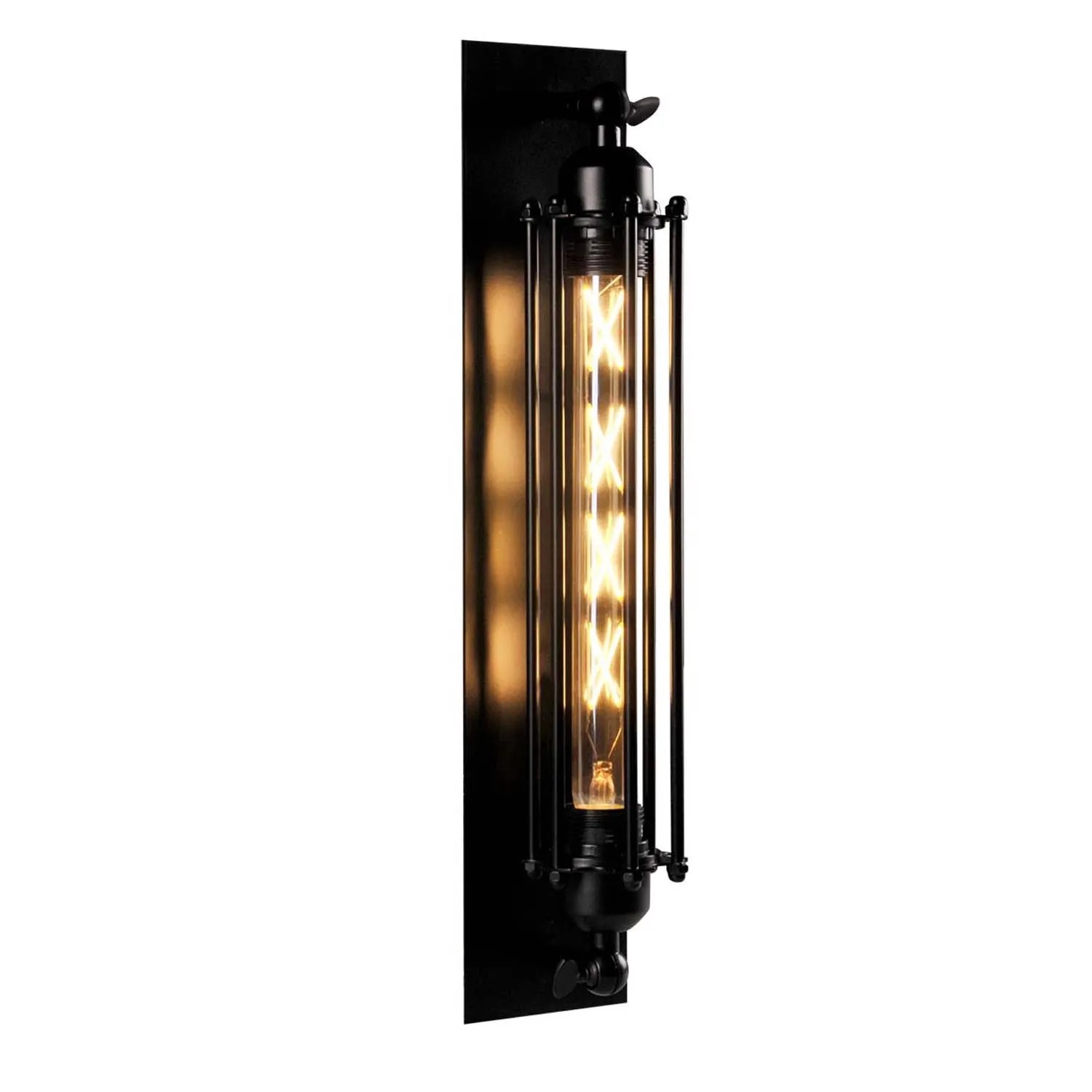 Goldlux Kinkiet RETRO VINTAGE 1xE27 max. 20W LED wys. 47cm czarny