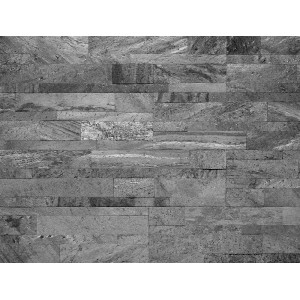 Szara ściana z cegły t.b.t. do dekoracyjnego projektowania ścian wewnętrznych.