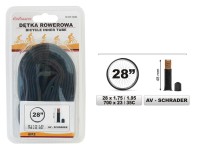 CarCommerce Dętka rowerowa 28 cal 1,75/1,95 cm
