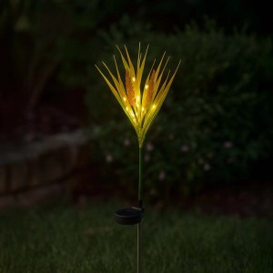 Eko-Light Lampka solarna WHEAT 3W 3000K 120lm IP44 wys. 76cm zielona