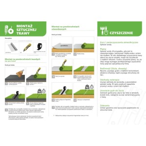 Multidecor Sztuczna trawa w rolce 1 x 5 m wys. 18 mm