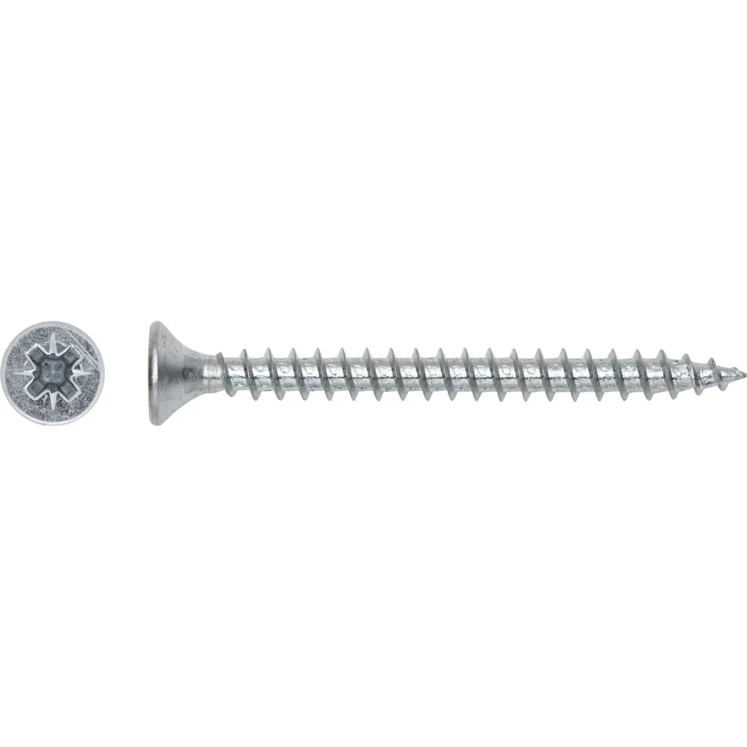 LUX-TOOLS Wkręt uniwersalny z łbem stożkowym płaskim TX 3 mm x 12 mm ocynk 100 s
