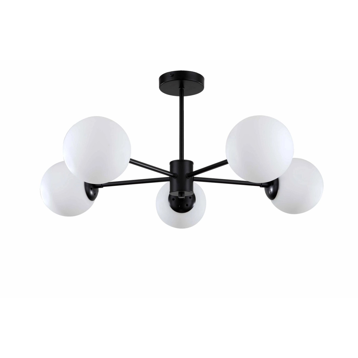 Light Prestige Lampa ROMA 5 czarna 5xE14