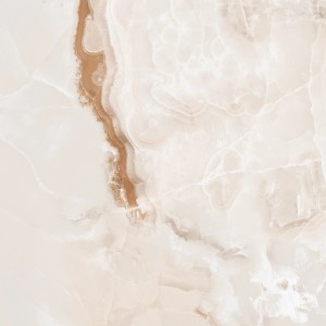 Beżowa płytka podłogowa z efektem marmuru, idealna do stylowych wnętrz.