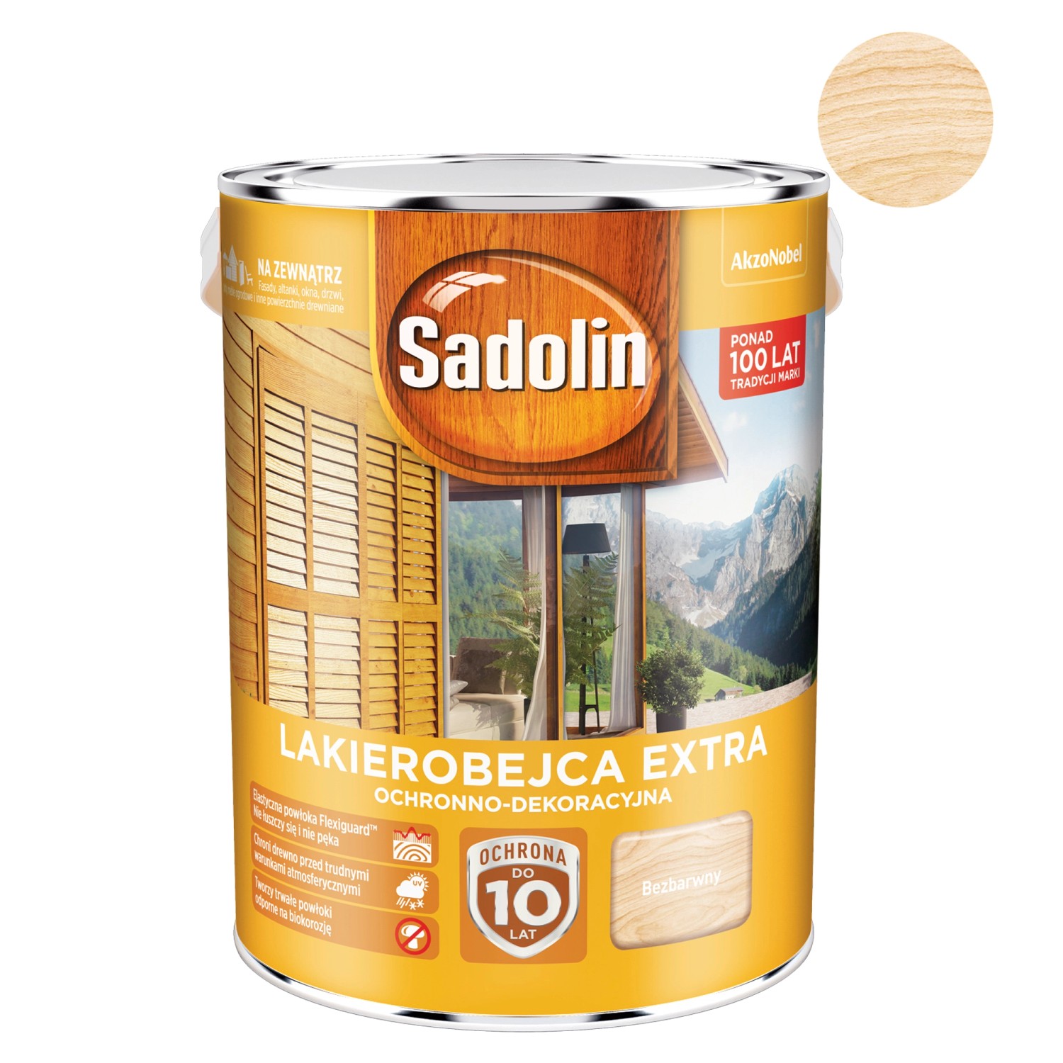 Фото - Лаки й лазурі Sadolin Lakierobejca Extra bezbarwna 5 l 