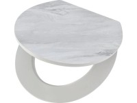 Baliv Deska sedesowa Torola wolnoopadająca biały marmur Baliv Deska sedesowa Torola wolnoopadająca biały marmur