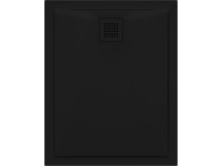 Centrum Brodzik prostokątny Danik 100 x80 czarny mat 100x80x5