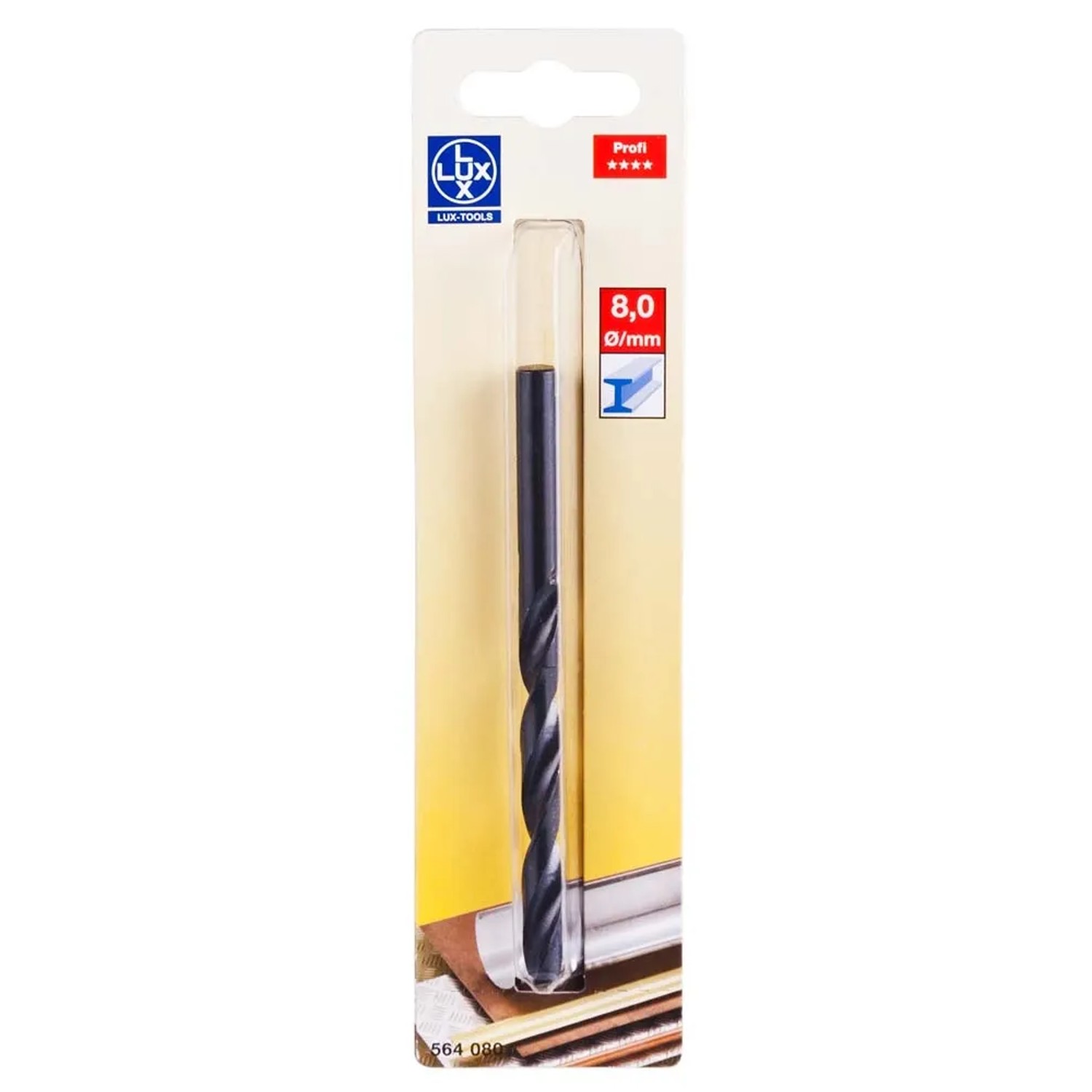 LUX-TOOLS Wiertło do metalu 8 x 117 mm