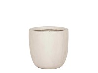 Donica ceramiczna Preto biała - 43 x 43 cm Donica ceramiczna Preto biała - 43 x 43 cm