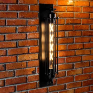 Goldlux Kinkiet RETRO VINTAGE 1xE27 max. 20W LED wys. 47cm czarny
