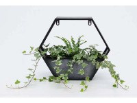4 Flower Kompozycja kwiatowa w osłonce metalowej wys. 31,5c m 30x10x34