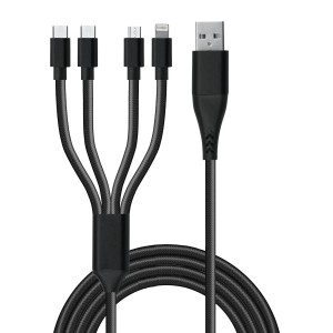 DPM Przewód USB 6w1 1,5 m czarny