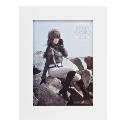 Ramka NARVIK AF biała 13 cm x 18 cm