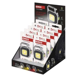 Emos Mini latarka LED ładowalna brelok 750lm