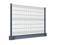 Panel ogrodzeniowy antracytowy - 248,5 x 152 cm, drut 3,4 mm, oczko 8 x 20 cm