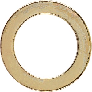 LUX-TOOLS Podkładka do zawiasów mosiądz 13mm 12szt.