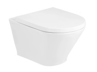 Roca Miska WC Gap Round Rimless z deską wolnoopadającą