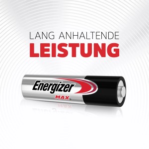 Bateria alkaliczna Energizer Max AA do urządzeń codziennego użytku.