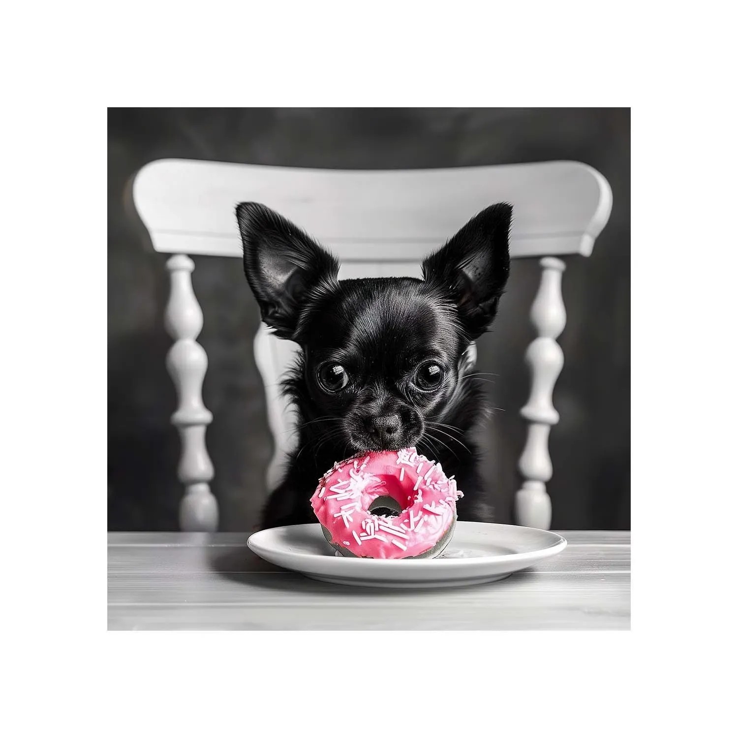 STYLER Obraz Glasspic CHIHUAHUA GL503 30 x 30 cm