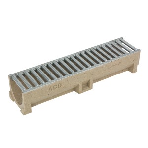Kanał odwadniający ACO z rusztem, idealny do odwadniania liniowego na zewnątrz.