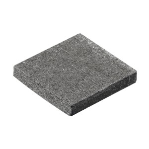 Kwadratowa, szara podkładka meblowa t.b.t. do ochrony powierzchni.