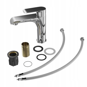Granitan Bateria umywalkowa wysoka Vito chrom