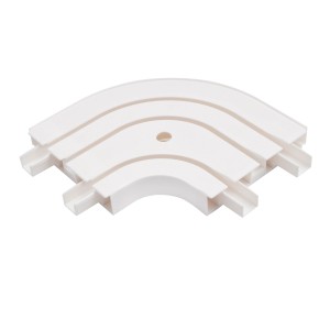 Gardinia GE3 biały łuk 3-torowy do przedłużania karniszy.