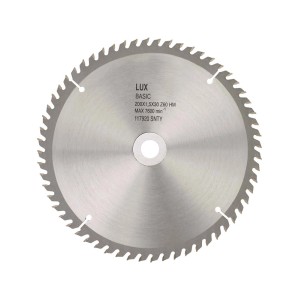 Tarcza pilarska LUX HM do drewna, Ø 200 mm, 60 zębów, do pilarek ręcznych.