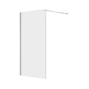 t.b.t. Ścianka prysznicowa Walk-in ze stabilizatorem, szkło