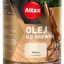 Altax olej do drewna, odcień Bielony, do tarasów, podłóg i mebli ogrodowych.