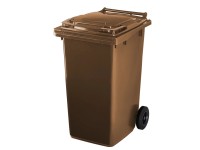 Pojemnik brązowy na odpady biodegradowalne - 240 l