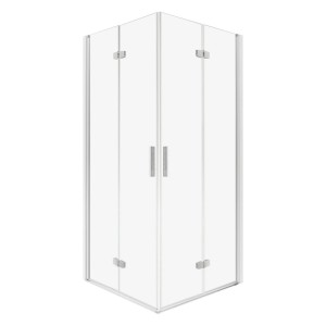 Kabina kwadratowa Style drzwi składane chrom 6mm 195x90