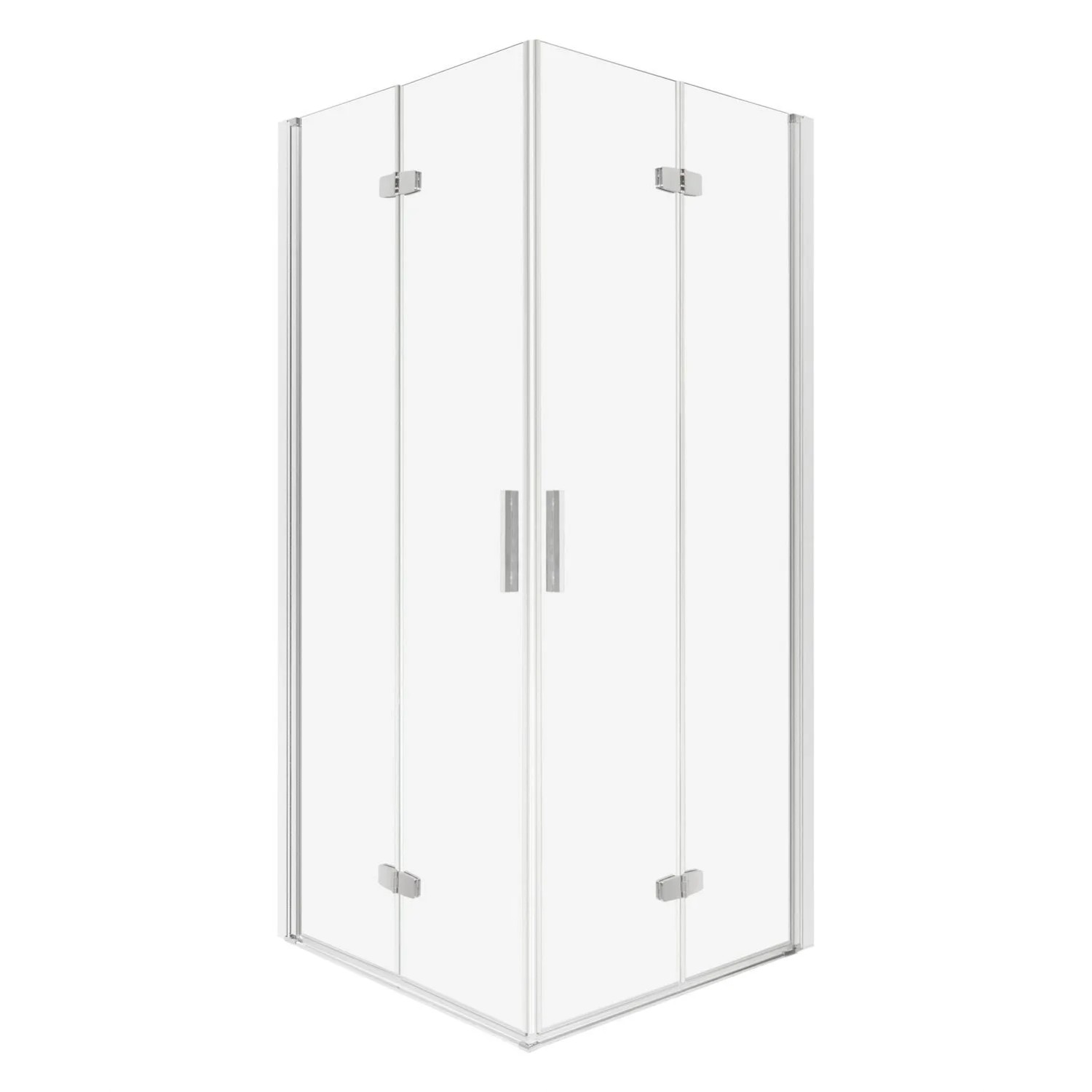 Kabina kwadratowa Style drzwi składane chrom 6mm 195x90