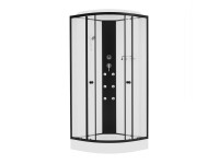 Breezz Kabina prysznicowa z hydromasażem Velia 90 półokrągła