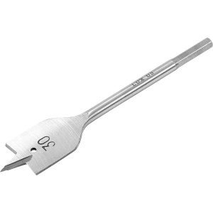 Płaskie wiertło frezarskie LUX Classic 30 mm ze stali do drewna.