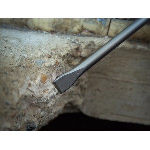 Płaski dłut LUX SDS Plus, 20 mm, do obróbki kamienia.